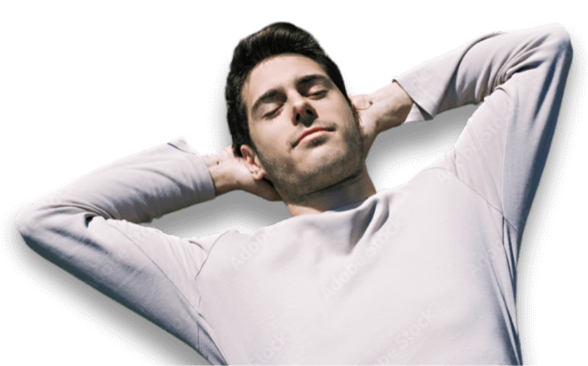 Un homme serein Un homme serein