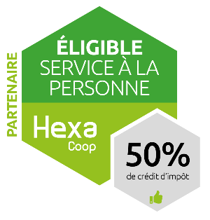 Label Hexa Coop service à la personne 50% Label Hexa Coop service à la personne 50%
